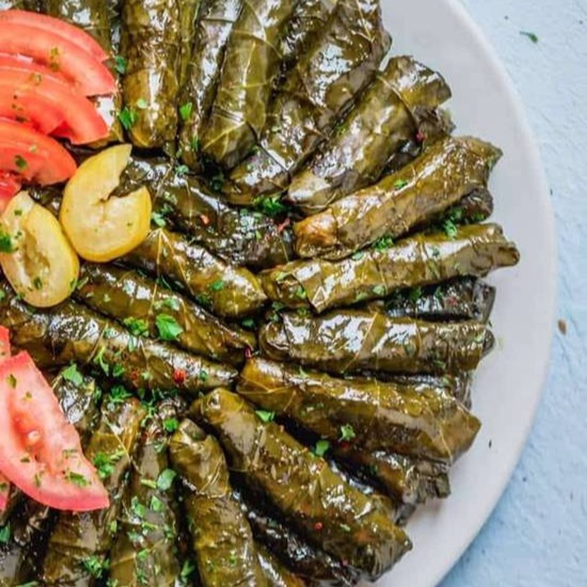 Hot Stuffed Grape Leaves