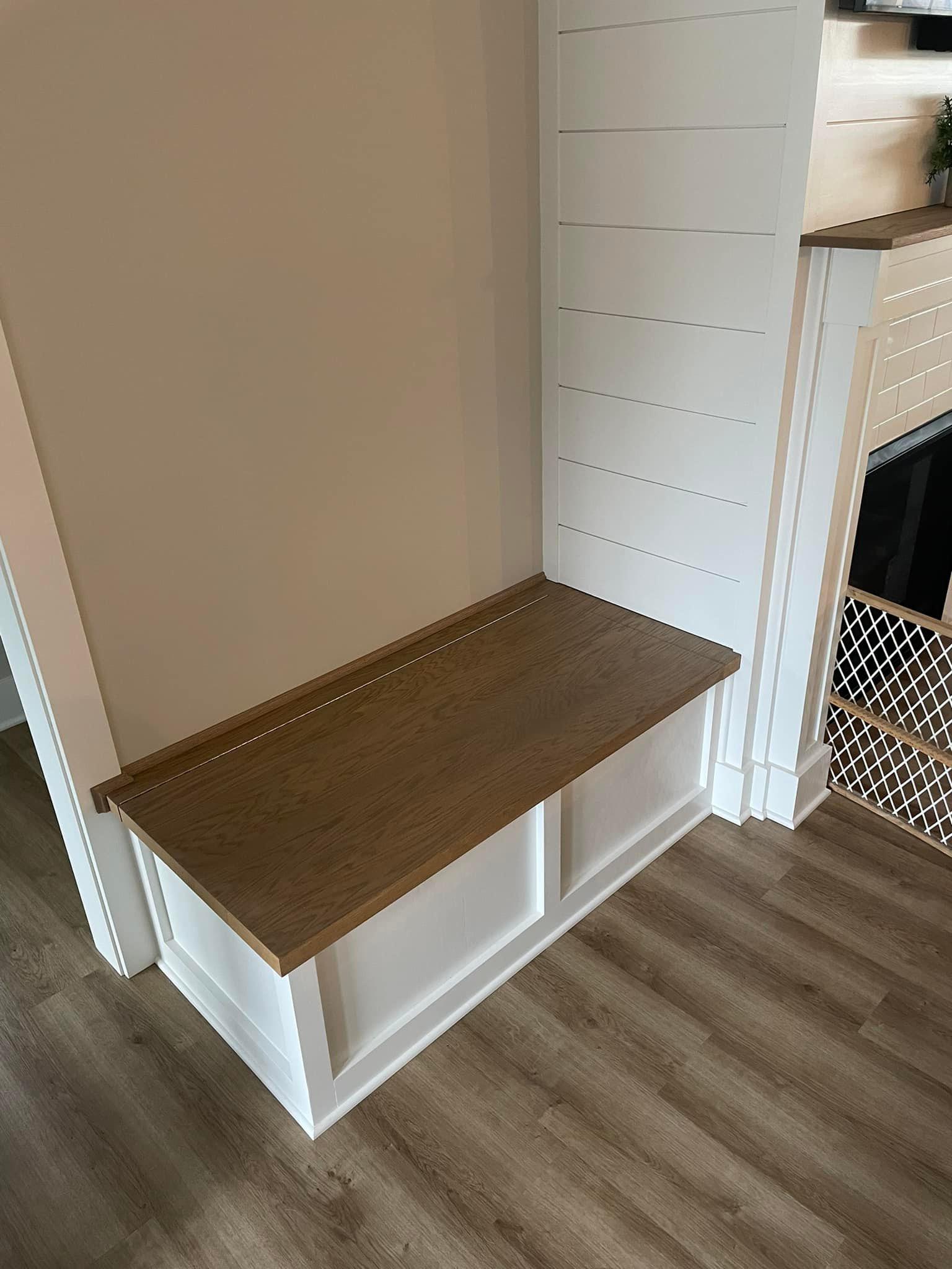 Mud room bench New Albany IN