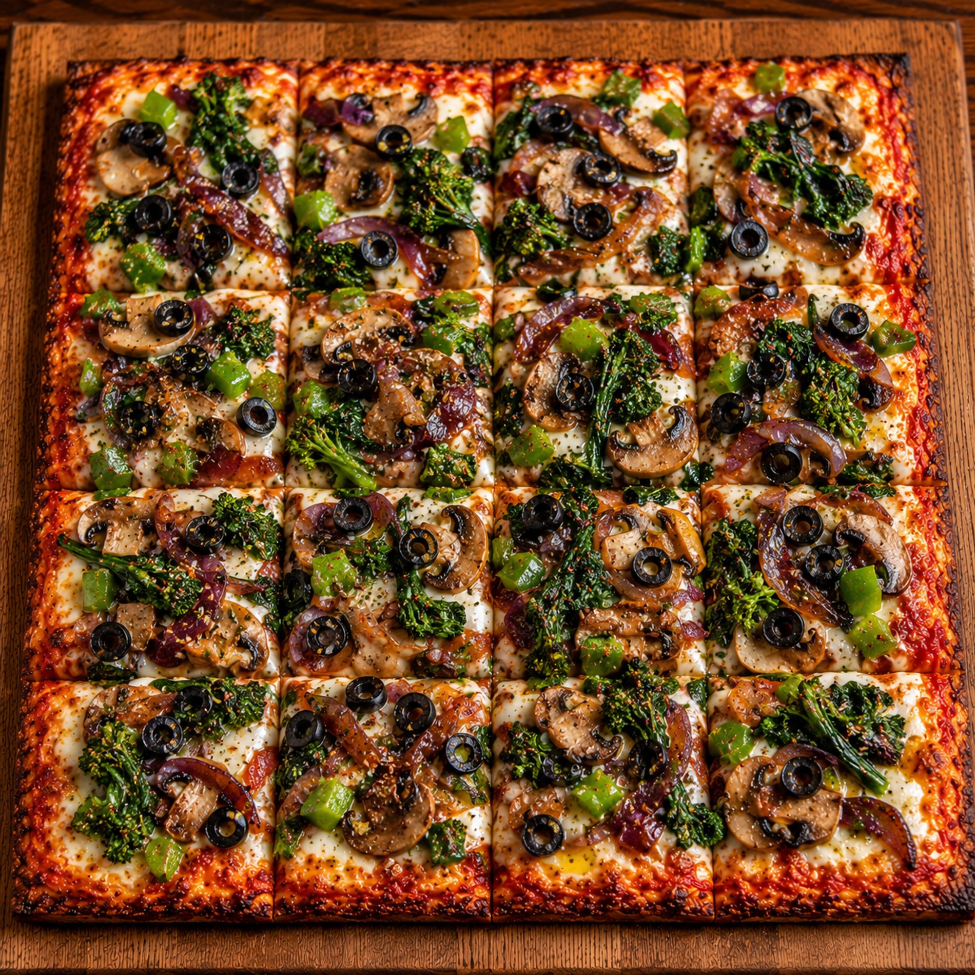 Grandma Vegetable Pizza