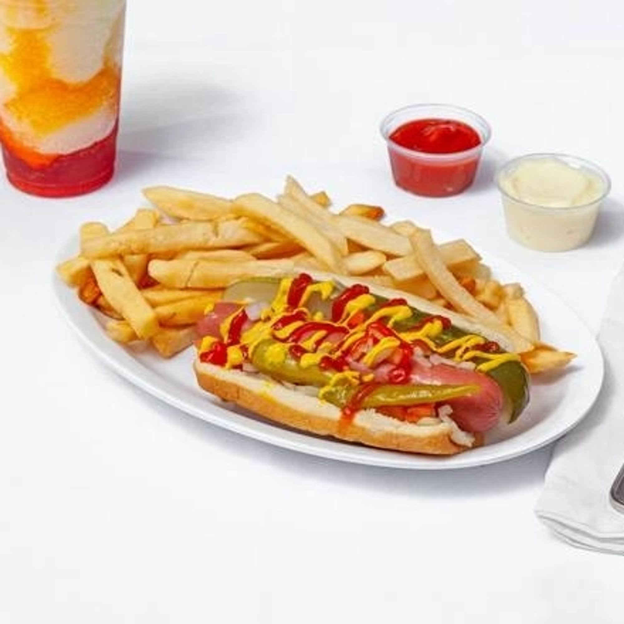 2 Jumbo Hot Dogs Combo