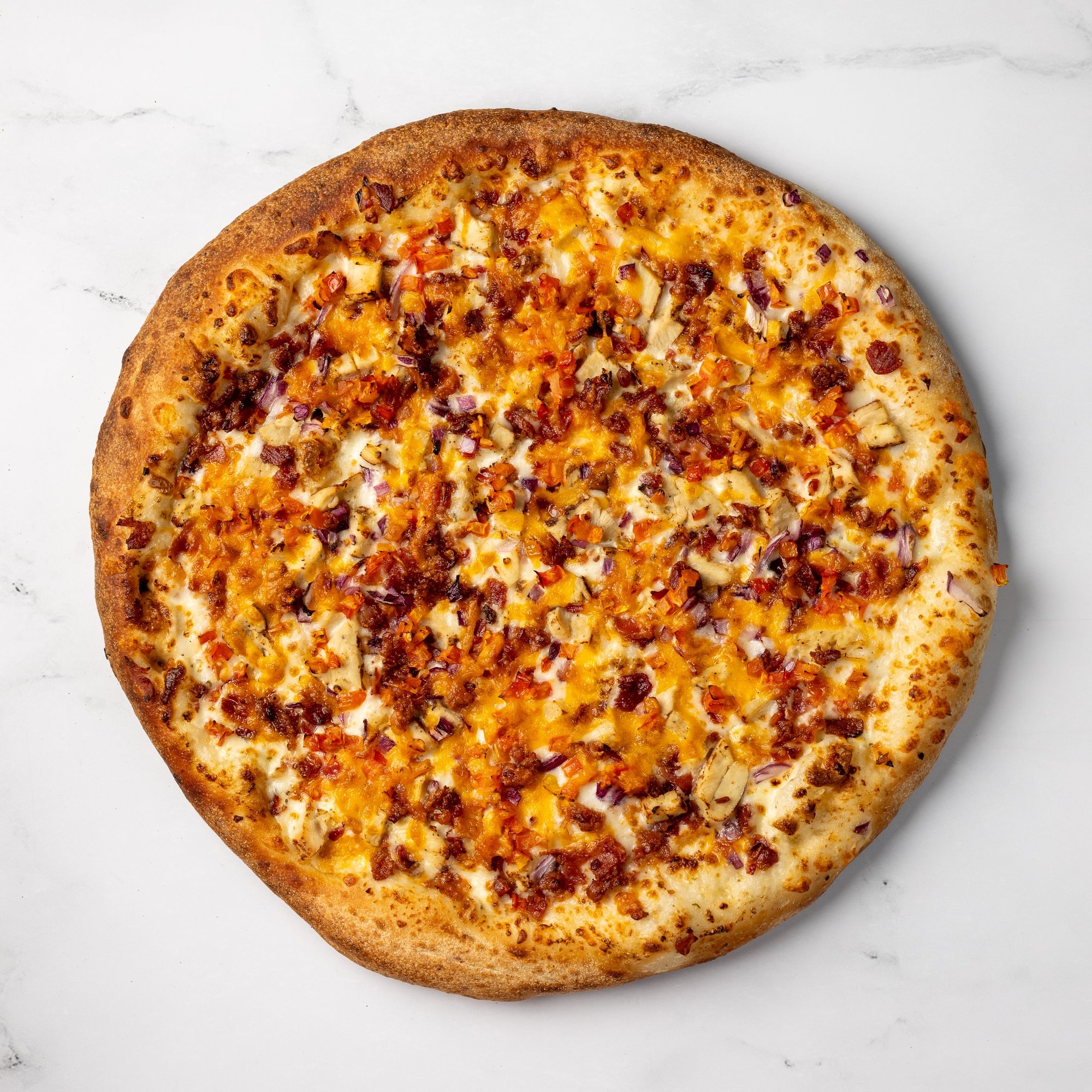 Chicken Bacon Ranch Pizza