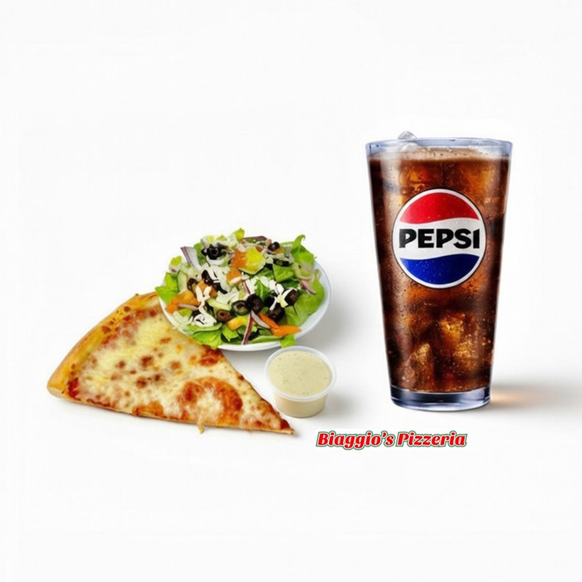 1 Slice & Side Salad