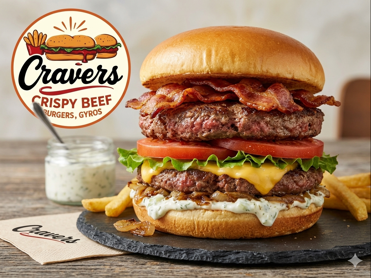 Gyro Burger Double Patty