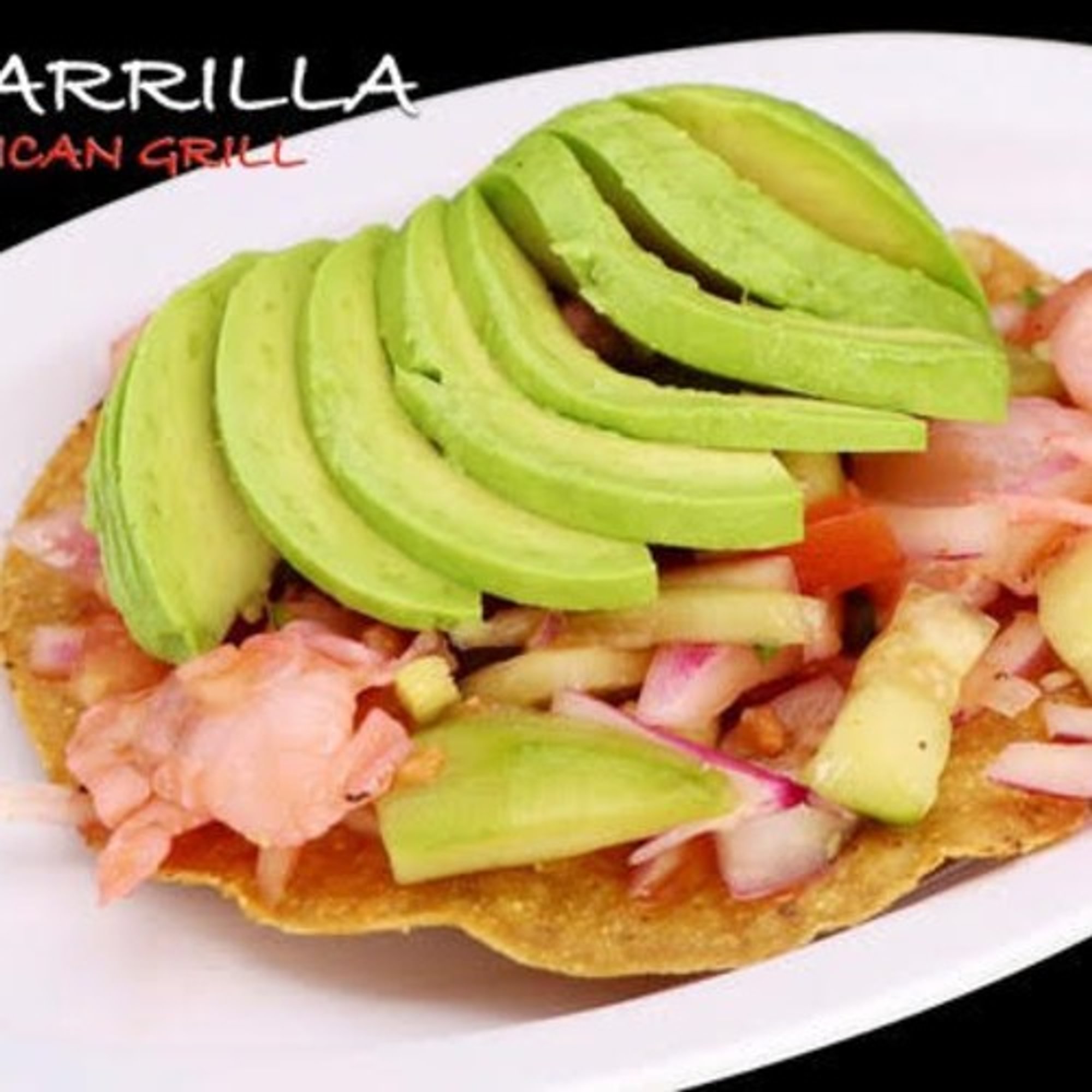 Tostada De Ceviche Camarón