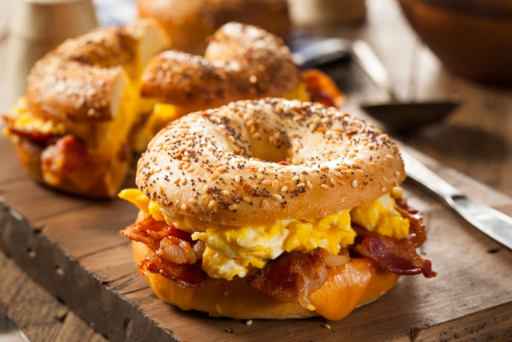 Bagel Eggs Sandwich