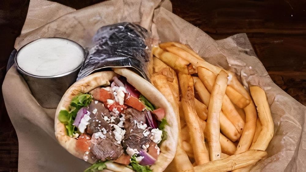 Beef Gyro with Fries