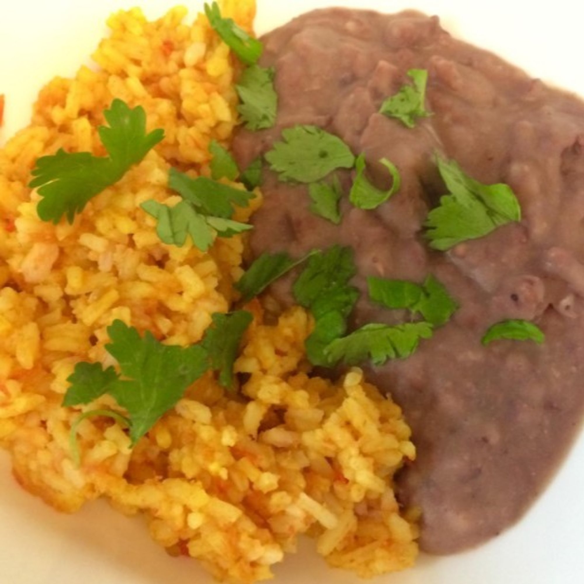 Rice & Refried Beans