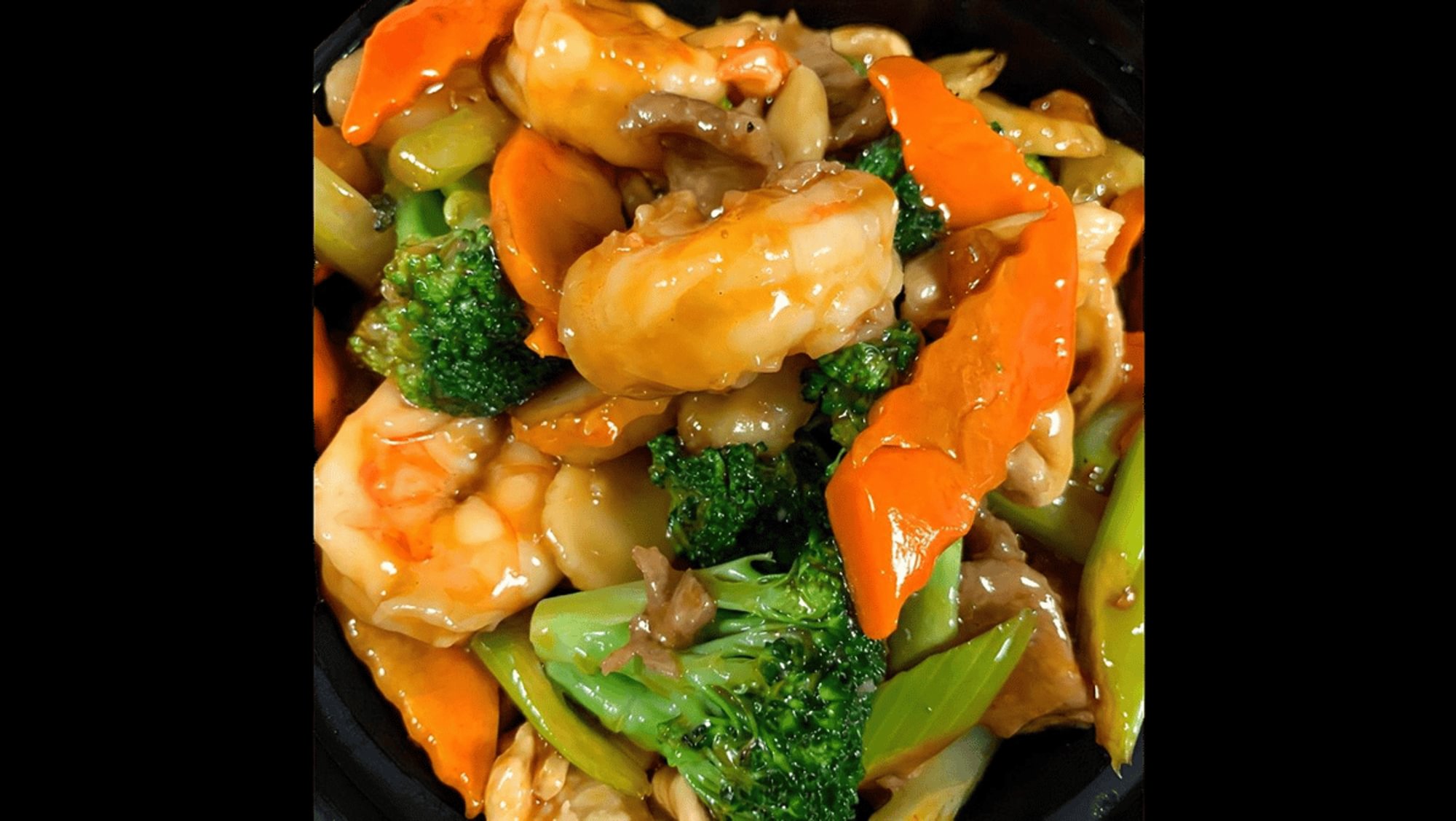 76. Shrimp in garlic sauce