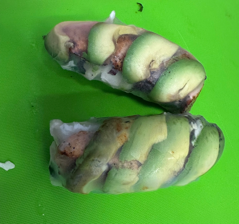 Salmon Avocado Summer Roll (2 Pcs Per Order)