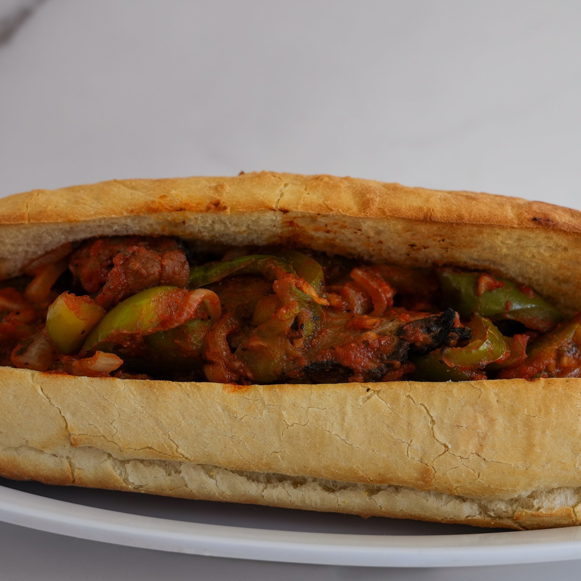 Hot Italian Roast Beef Sub