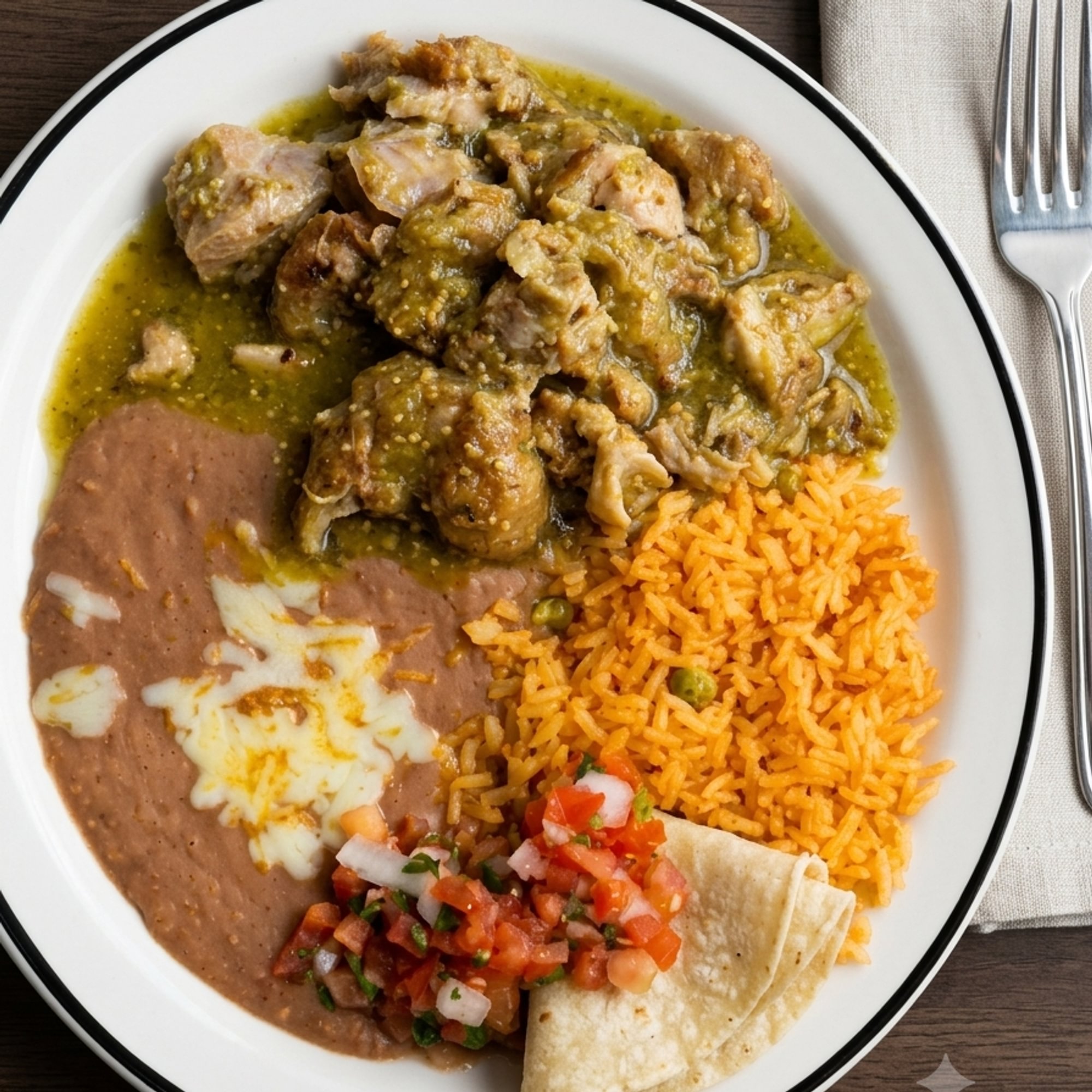 Chile Verde Plate