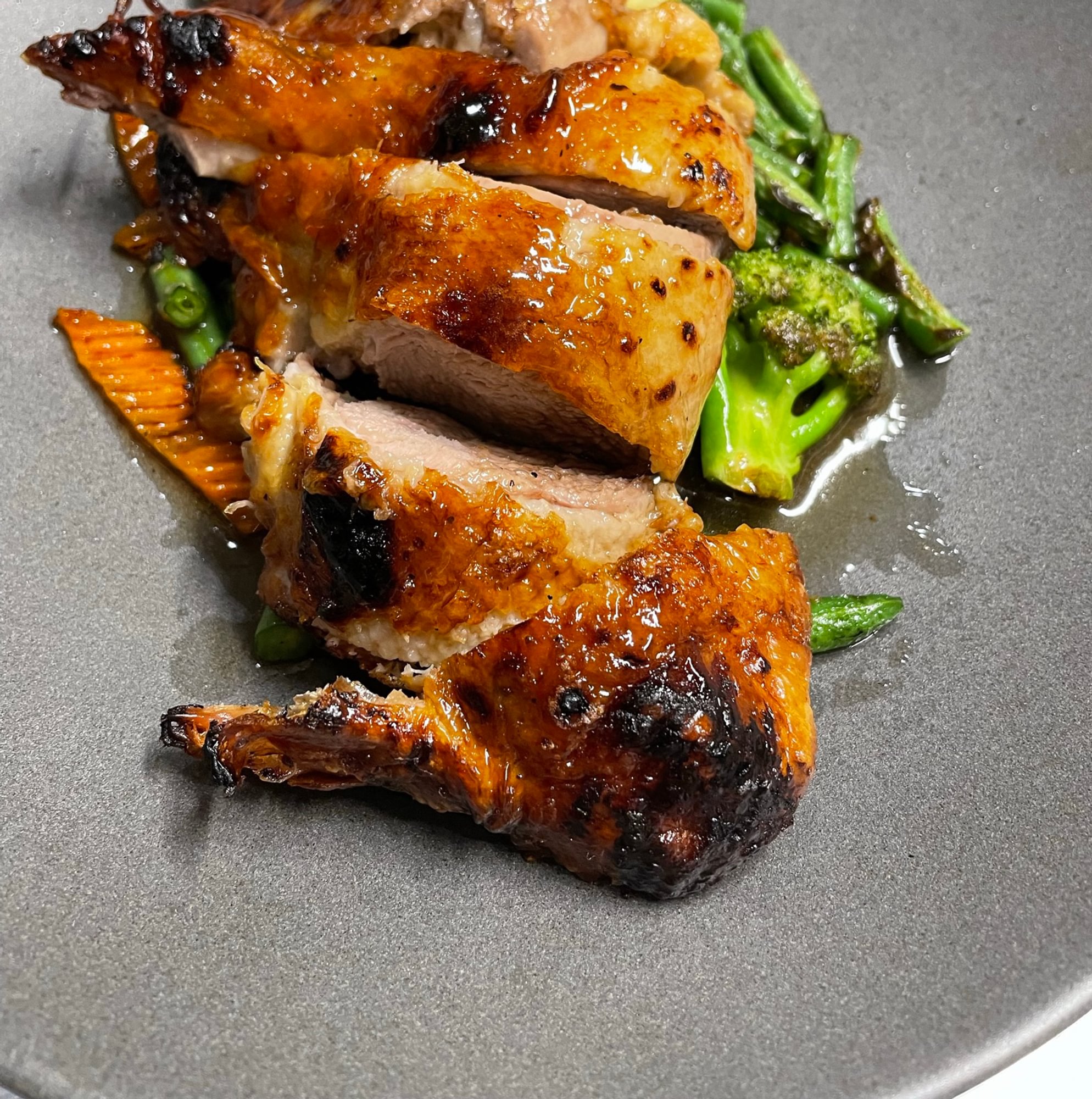 Roast Honey Half Duck