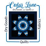 Cedar Lane Dry Goods and Quilts Logo