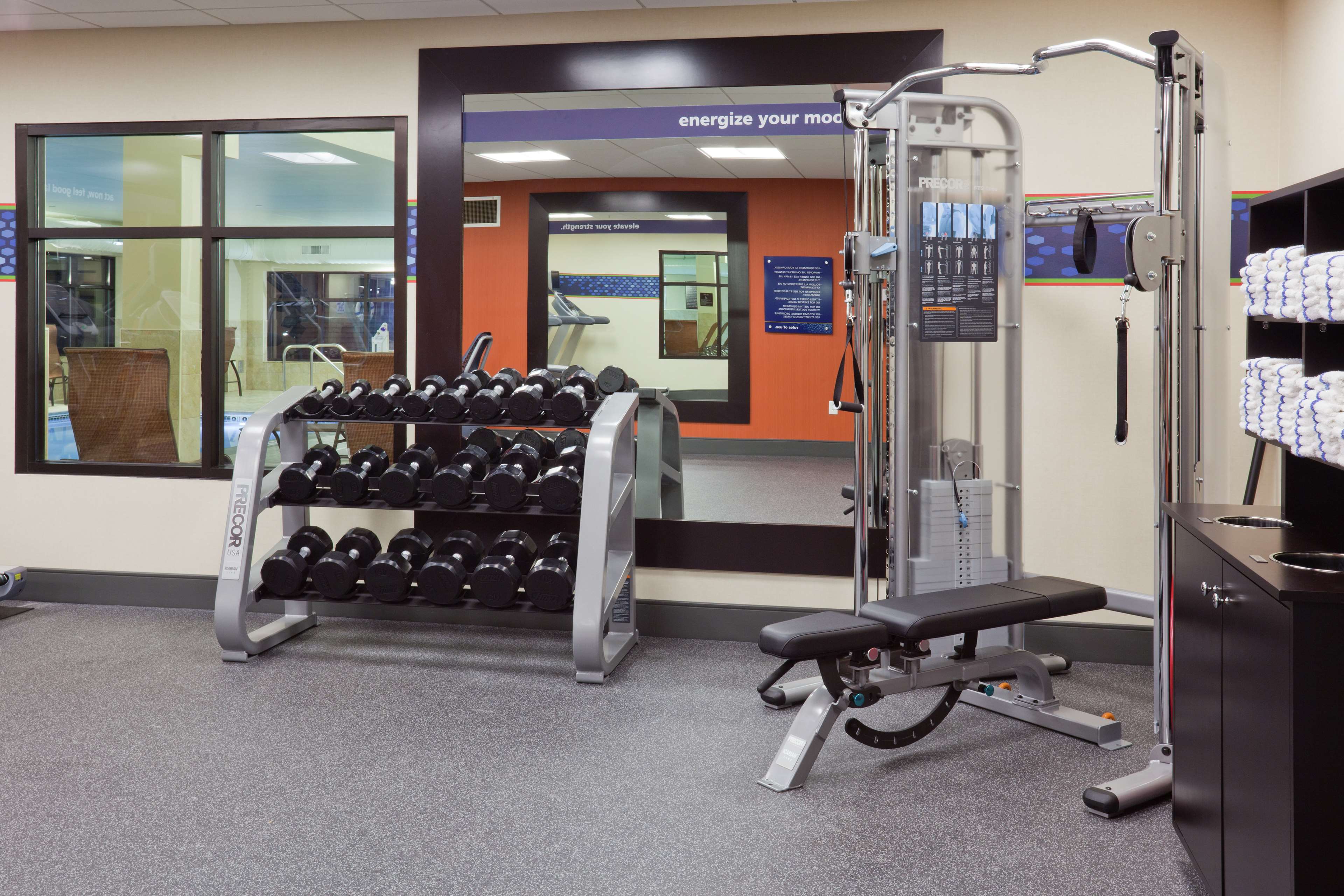 Health club  fitness center  gym