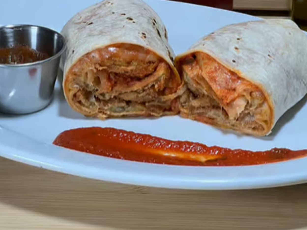 Fried Eggplant Wrap