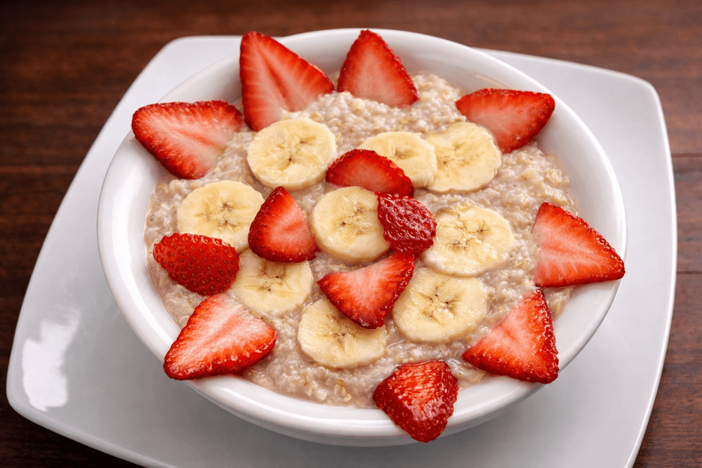 Strawberry and Banana Oatmeal