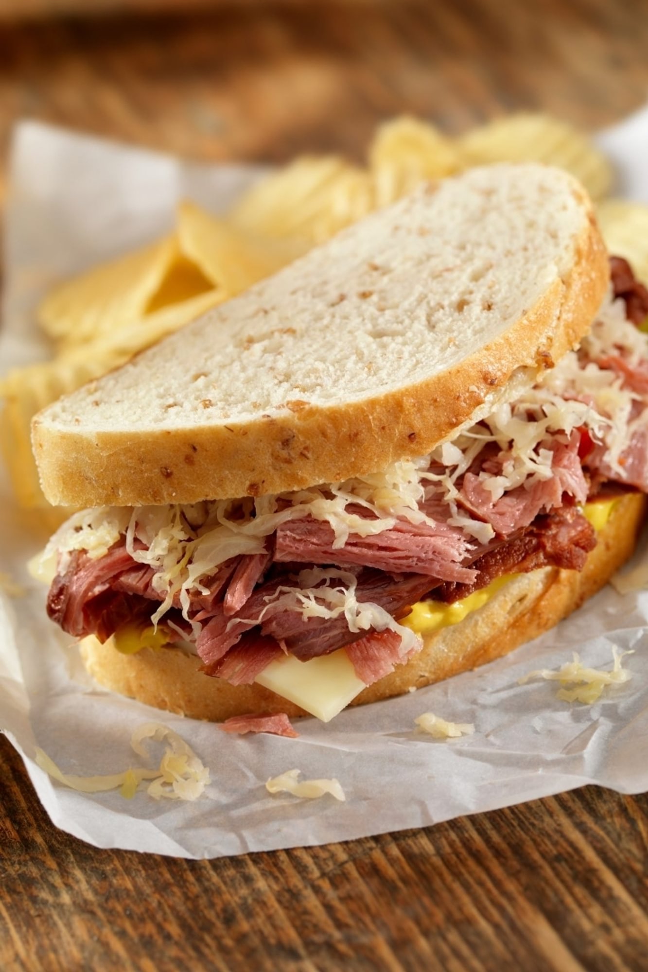 Hot Pastrami Sandwich