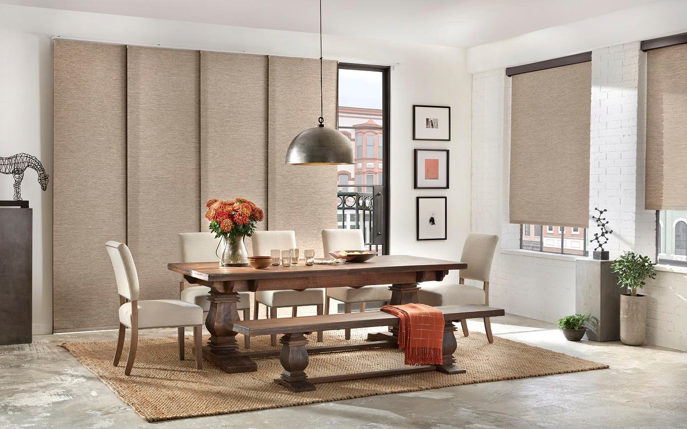 Looking for a bright idea to dress up your sliding doors? We have the perfect solution!  Try our Sliding Panel Track Blinds, then add matching Roller Shades for the windows.   BudgetBlindsPointLoma   RollerShades  PanelTrackBlinds  FreeConsultation  WindowWednesday