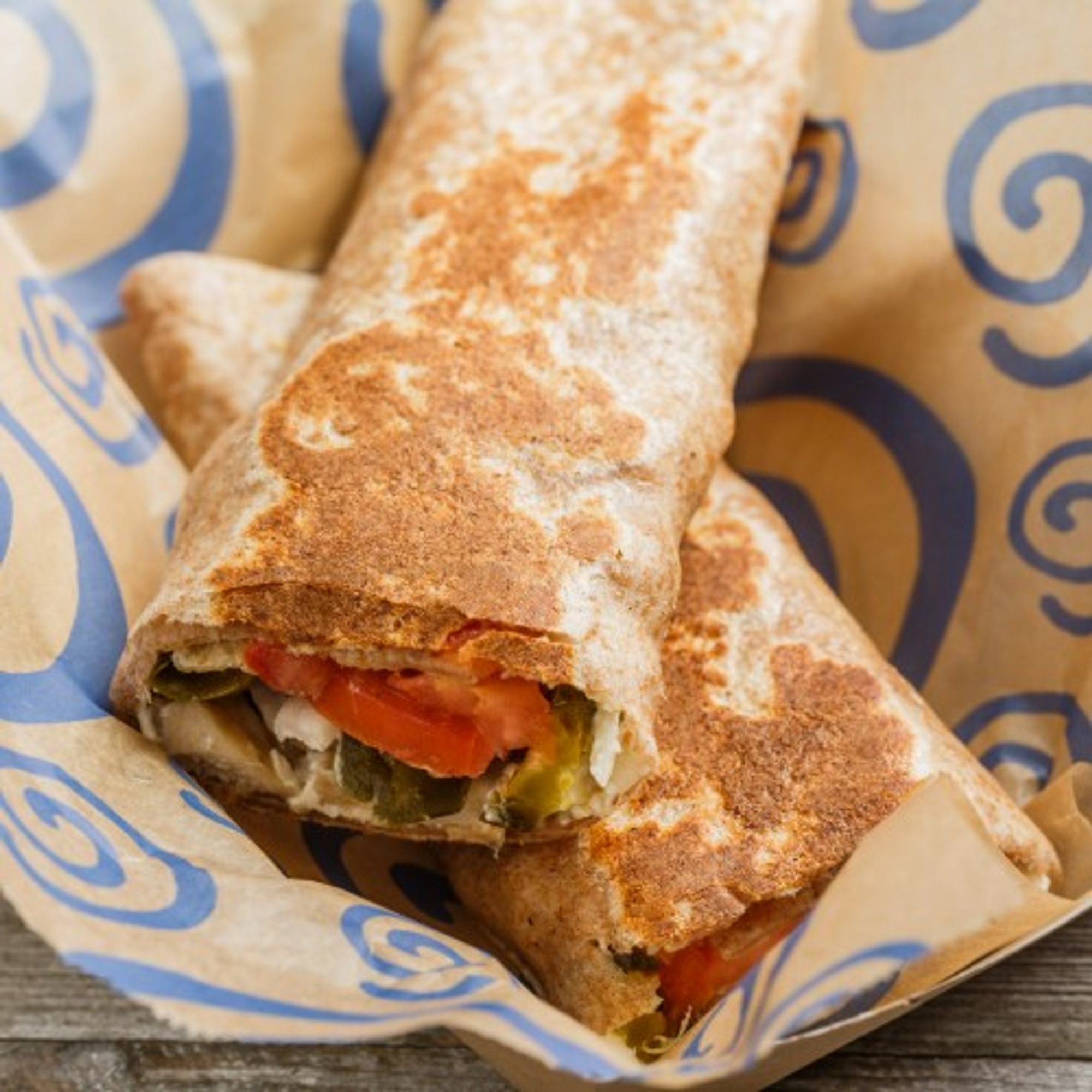 Chicken Popper Hot Pressed Sandwich Wrap