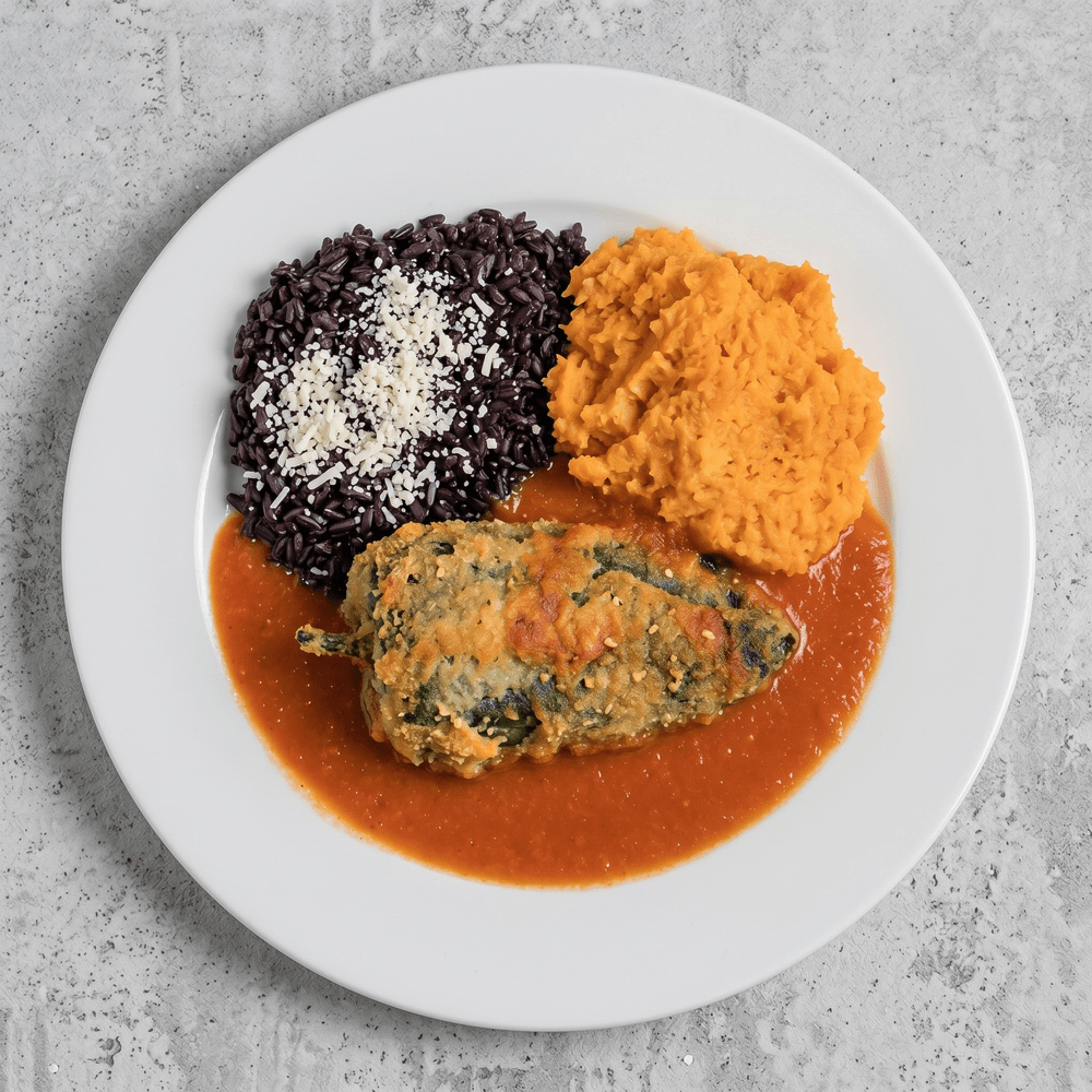 45. Chiles Rellenos de Pollo