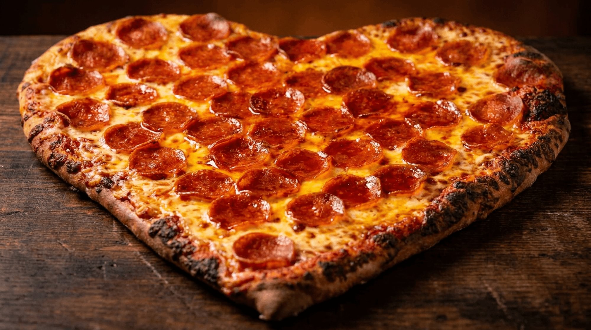 Heart Shaped Pizza