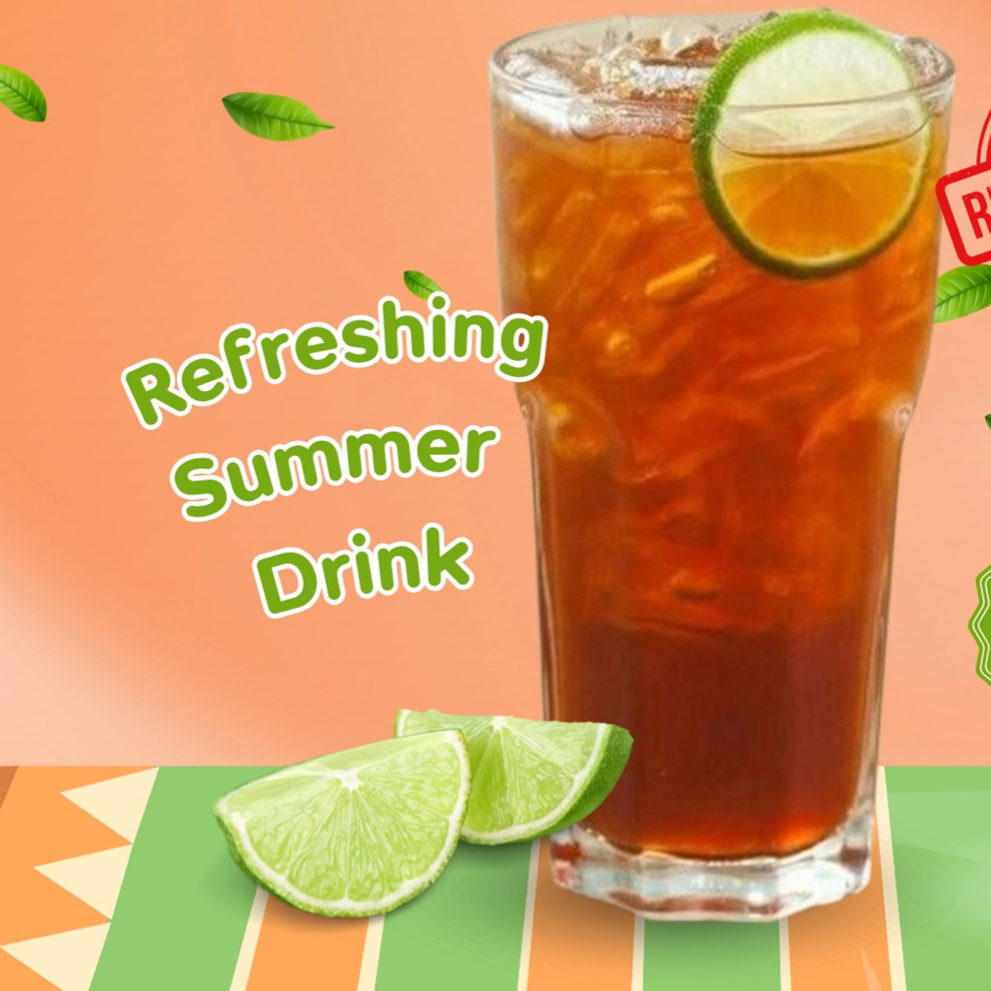 Manow Iced Tea (Lime Iced Tea)