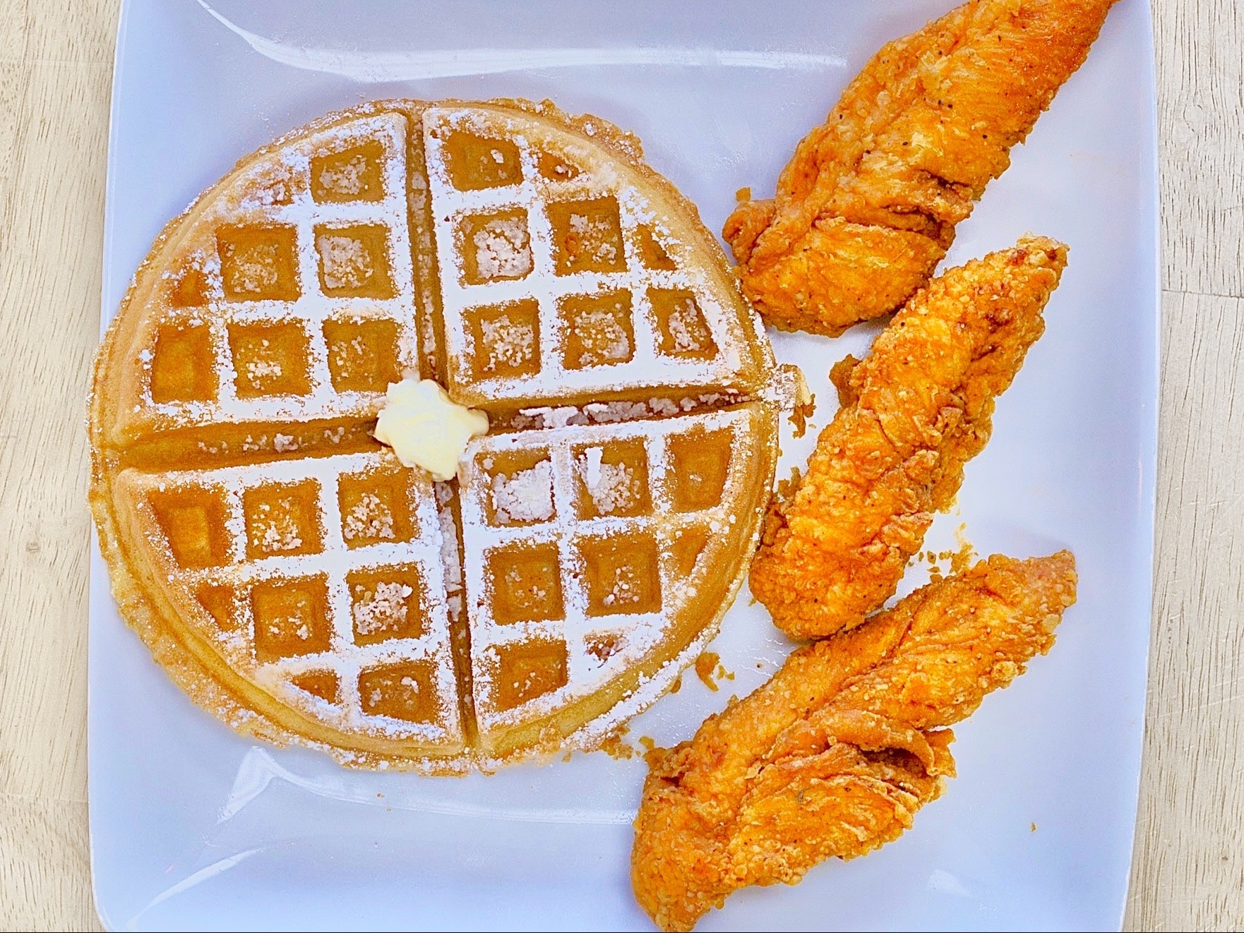 9 Tenders & 2 Waffles