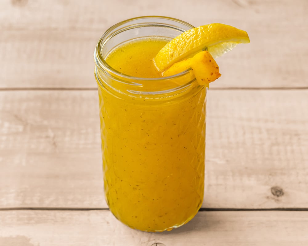 Mango Mojito Served With Lime, mint, Ice
