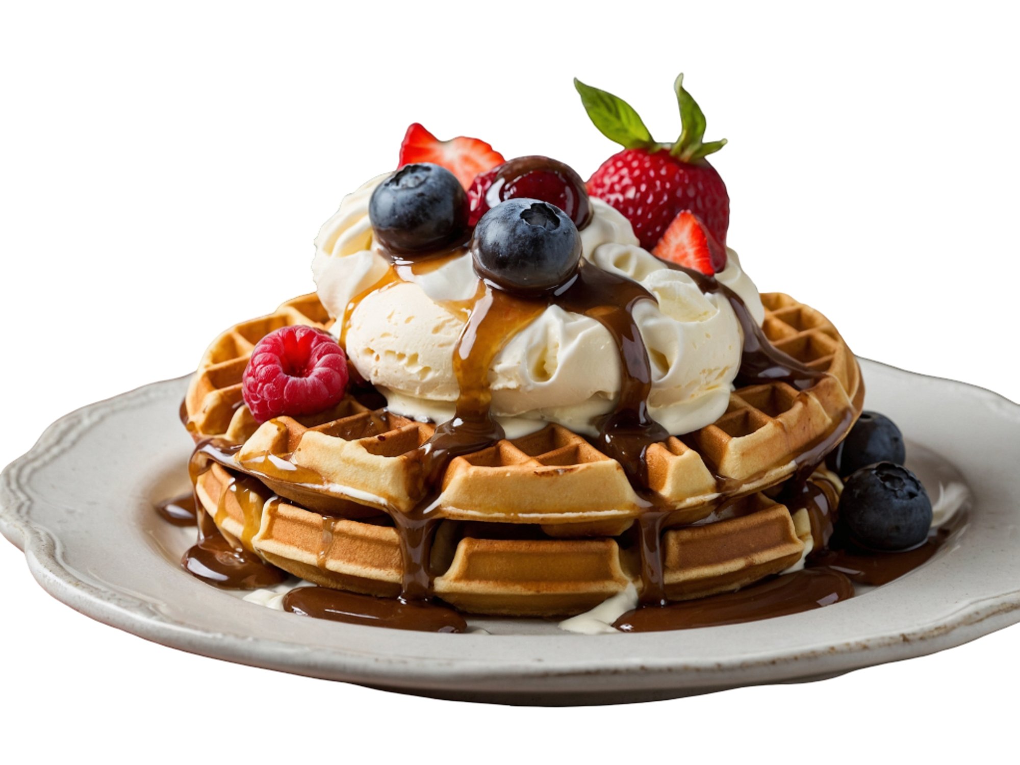 Waffle Ala Mode