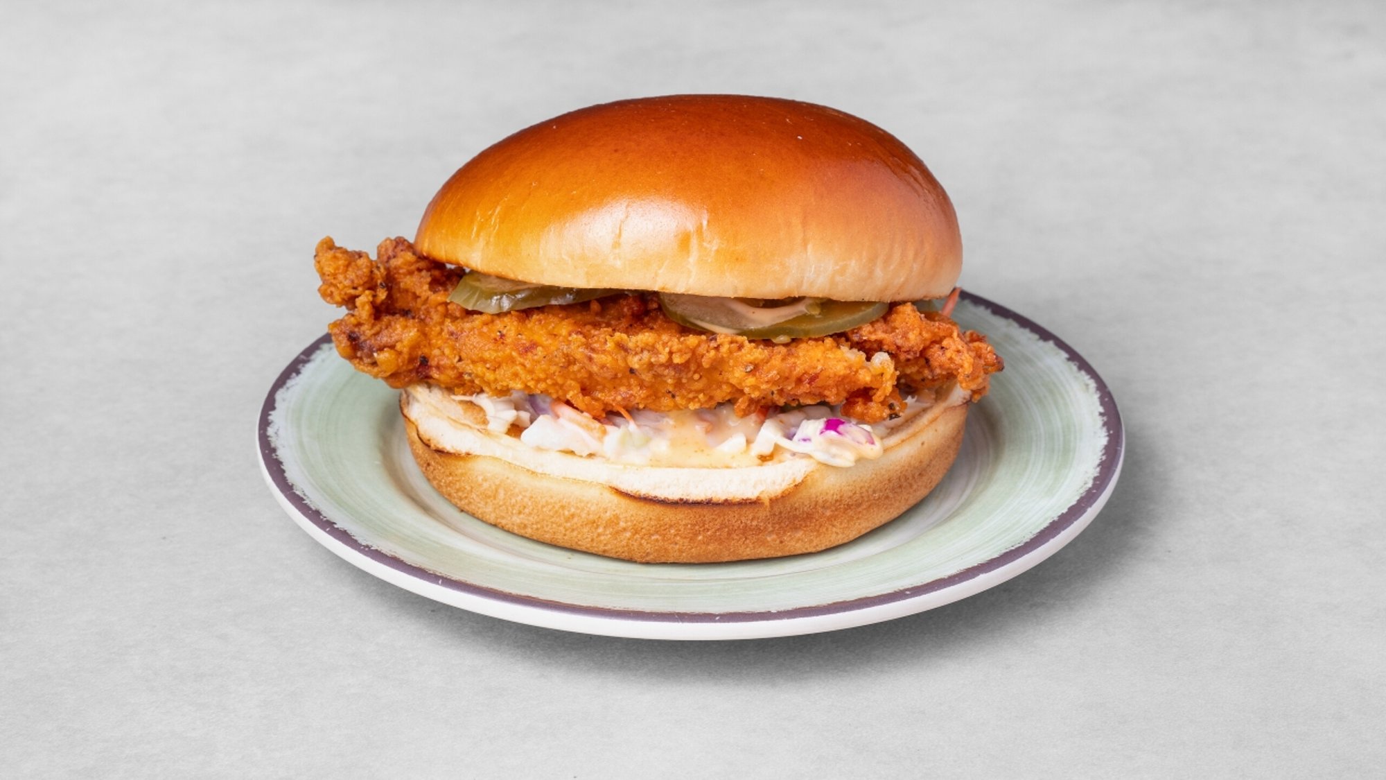 Tribos Hot Chicken Sandwich Nashville Style
