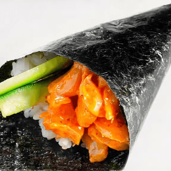 Spicy Salmon Handroll