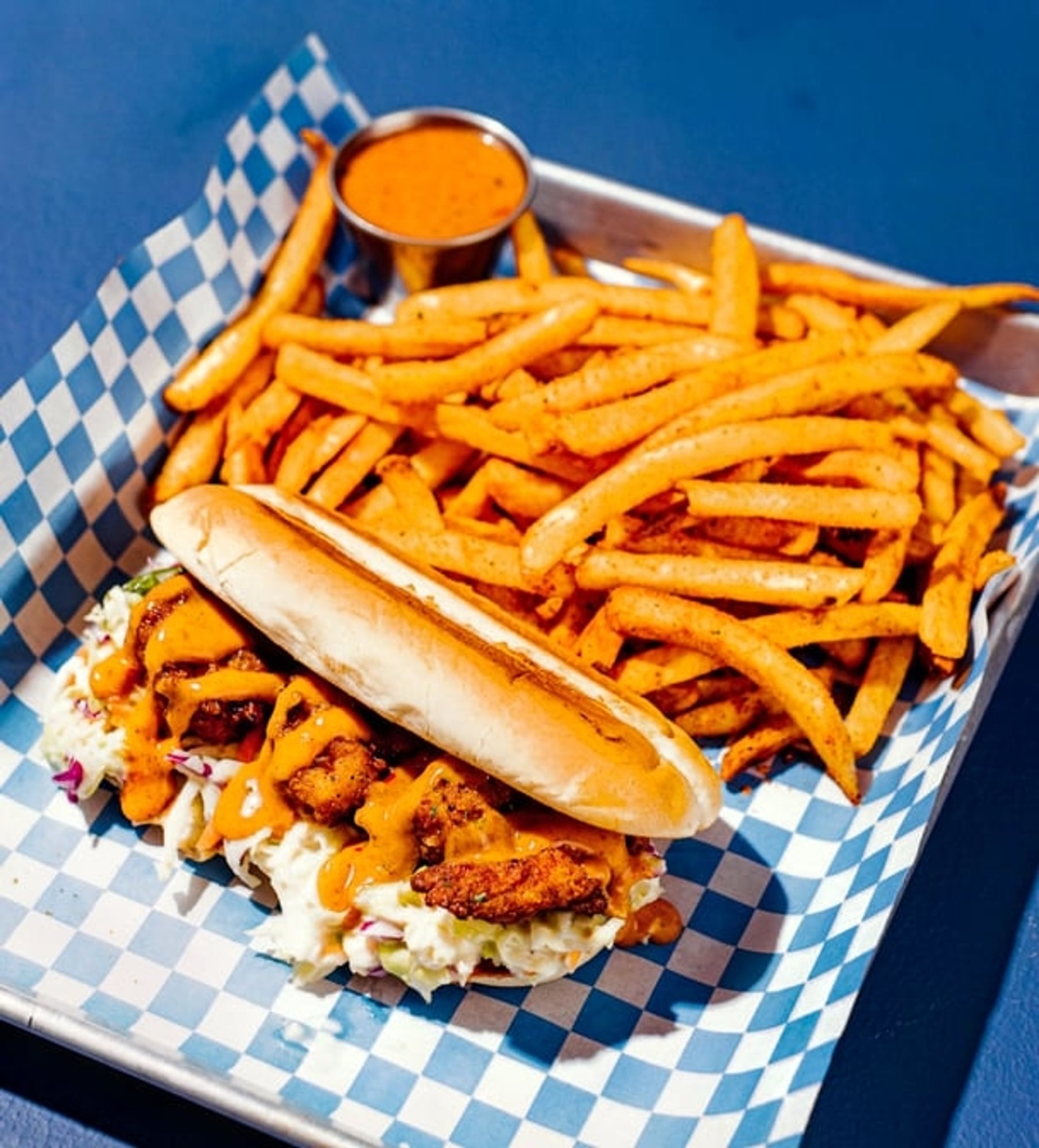 Shrimp Sandwich W/ Chips (Fries)