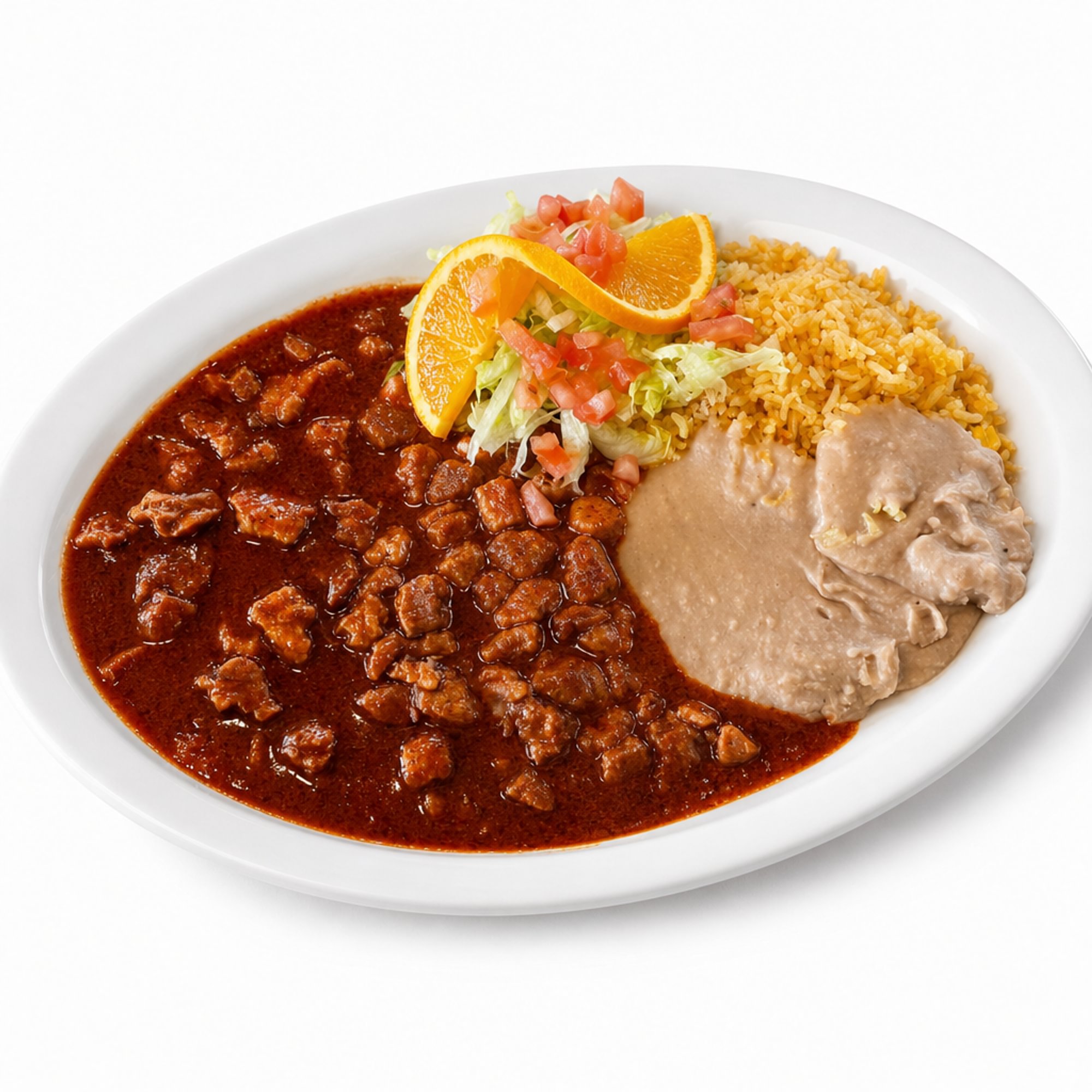 Pork on Red Sauce