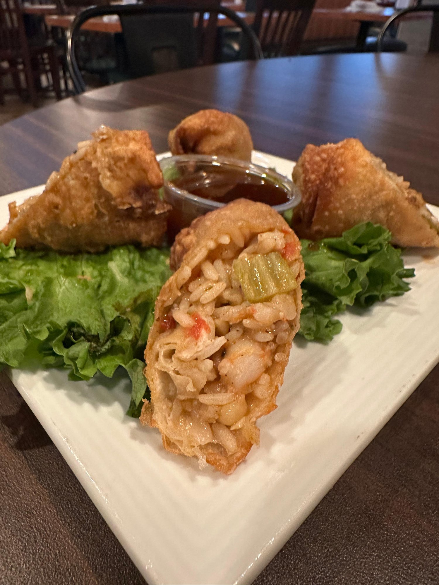 Gumbo Eggroll