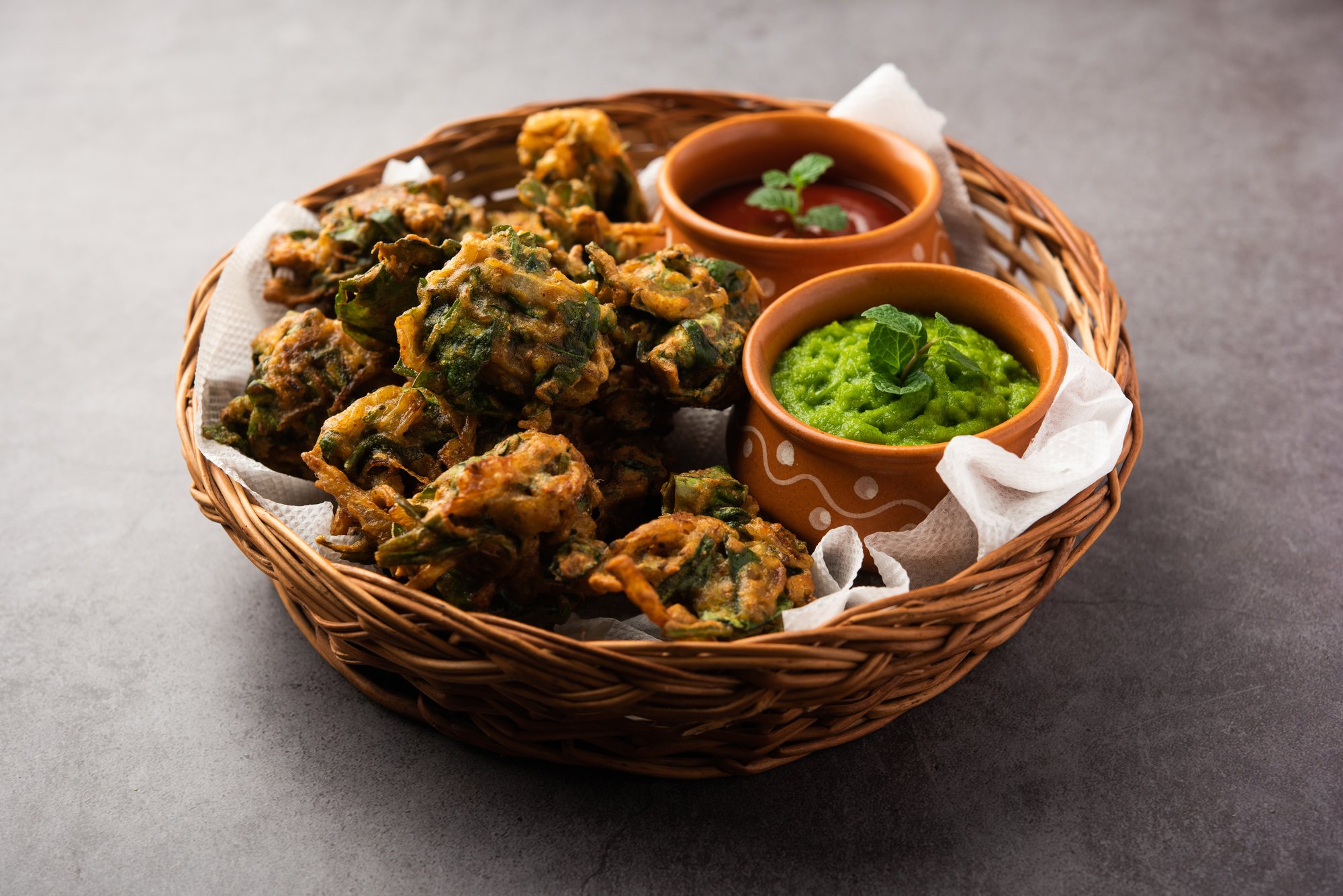 Spinach Pakora -New ! (8 pcs)
