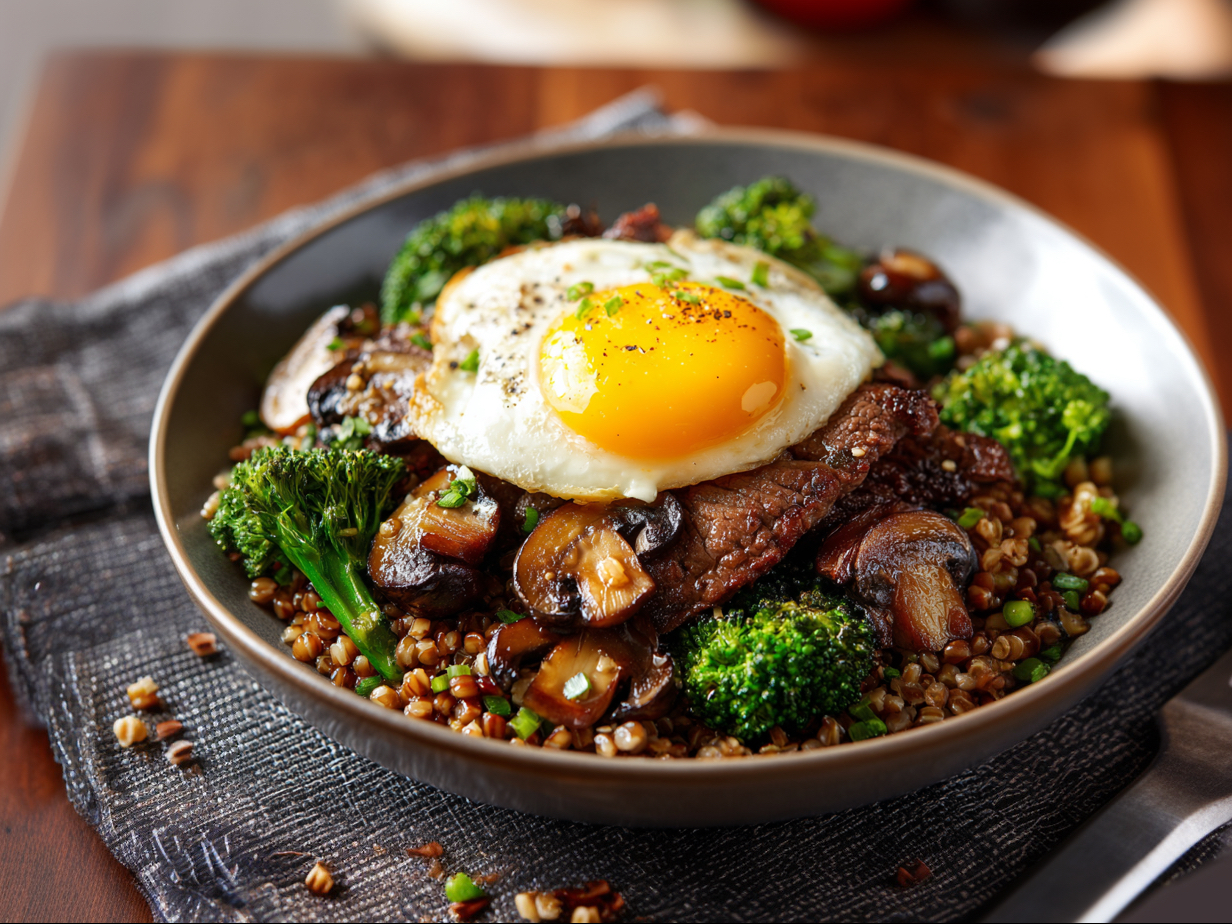 Steak and Buckwheat