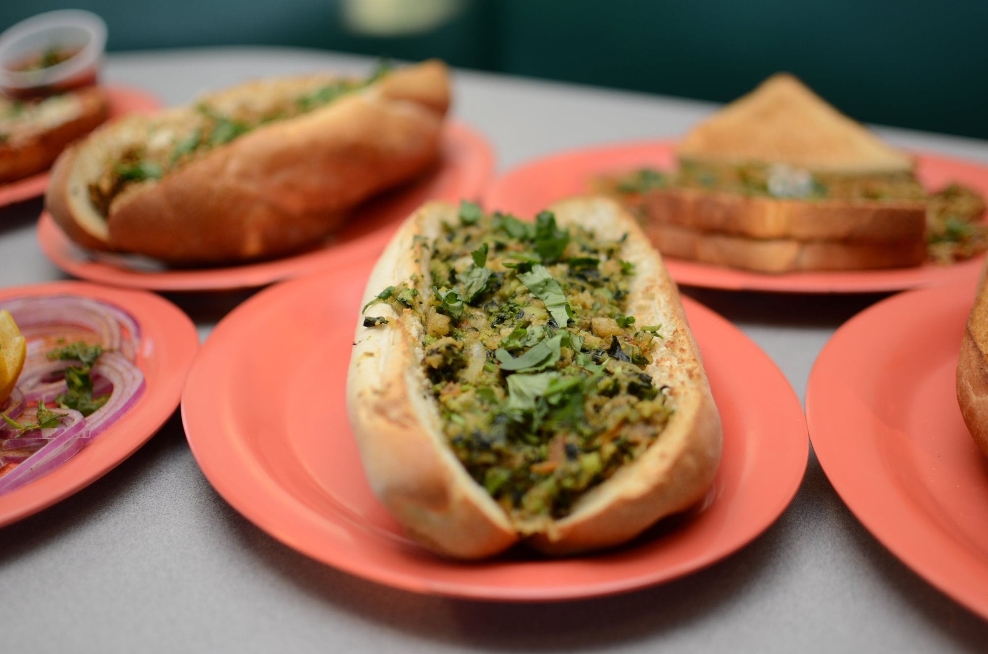 Grilled Veggie on Roll & Masala French Fries