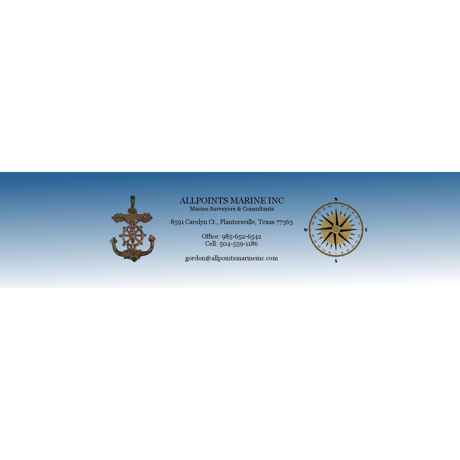 AllPoints Marine Inc - Marine Surveyor Logo