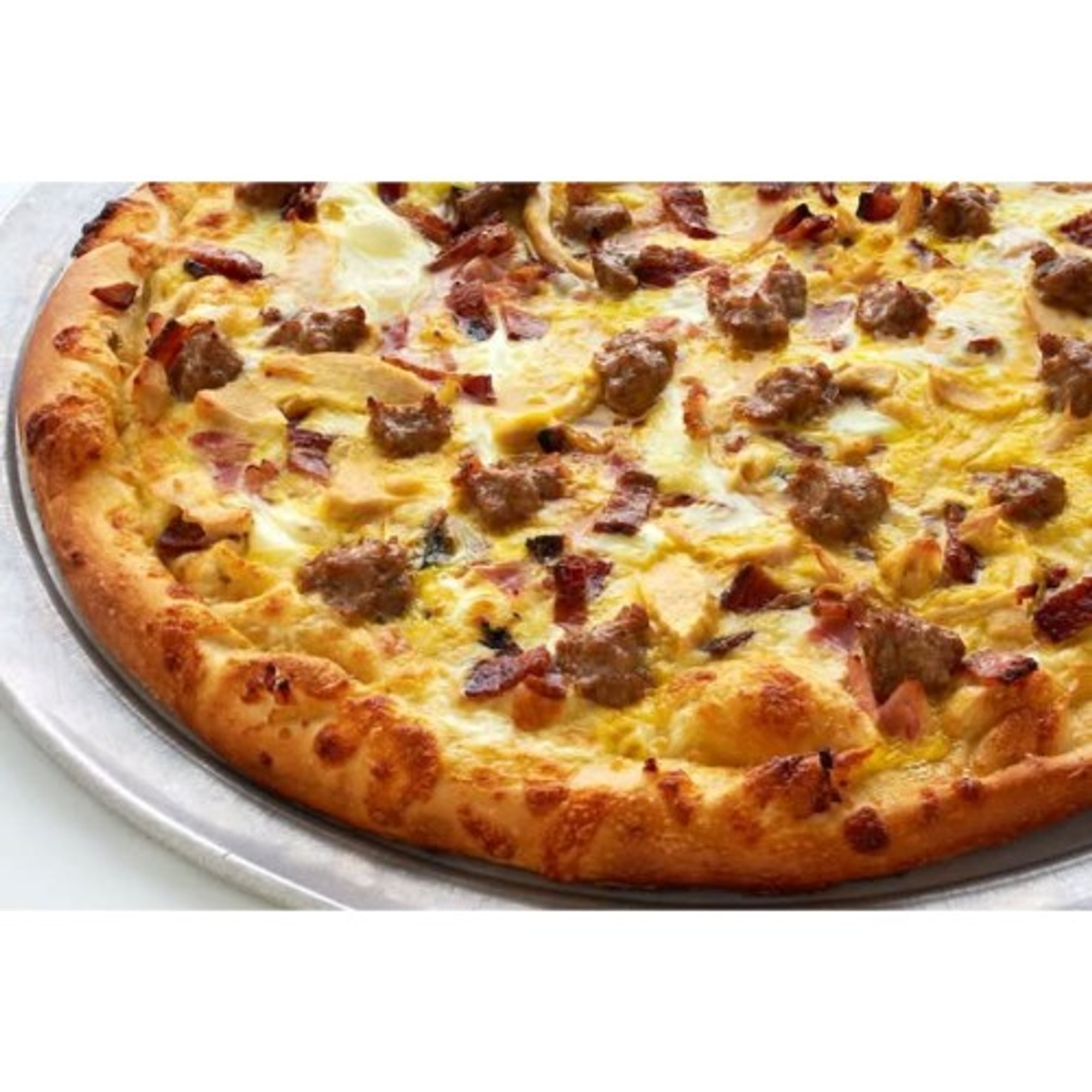 Breakfast Meat Lovers Pizza