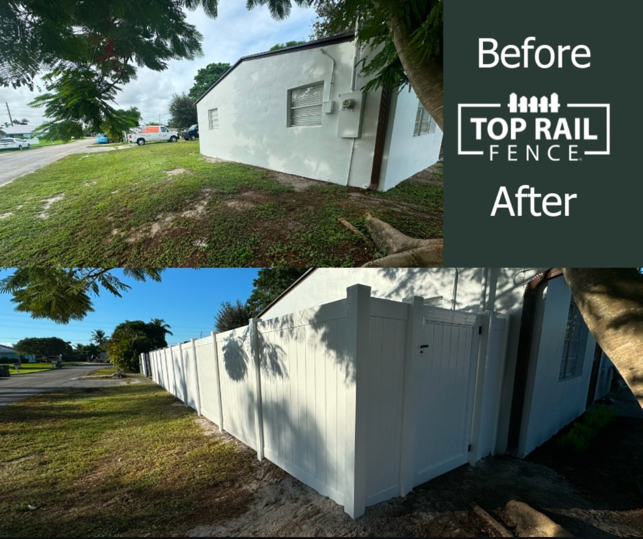 Top Rail Fence Pompano Beach Image