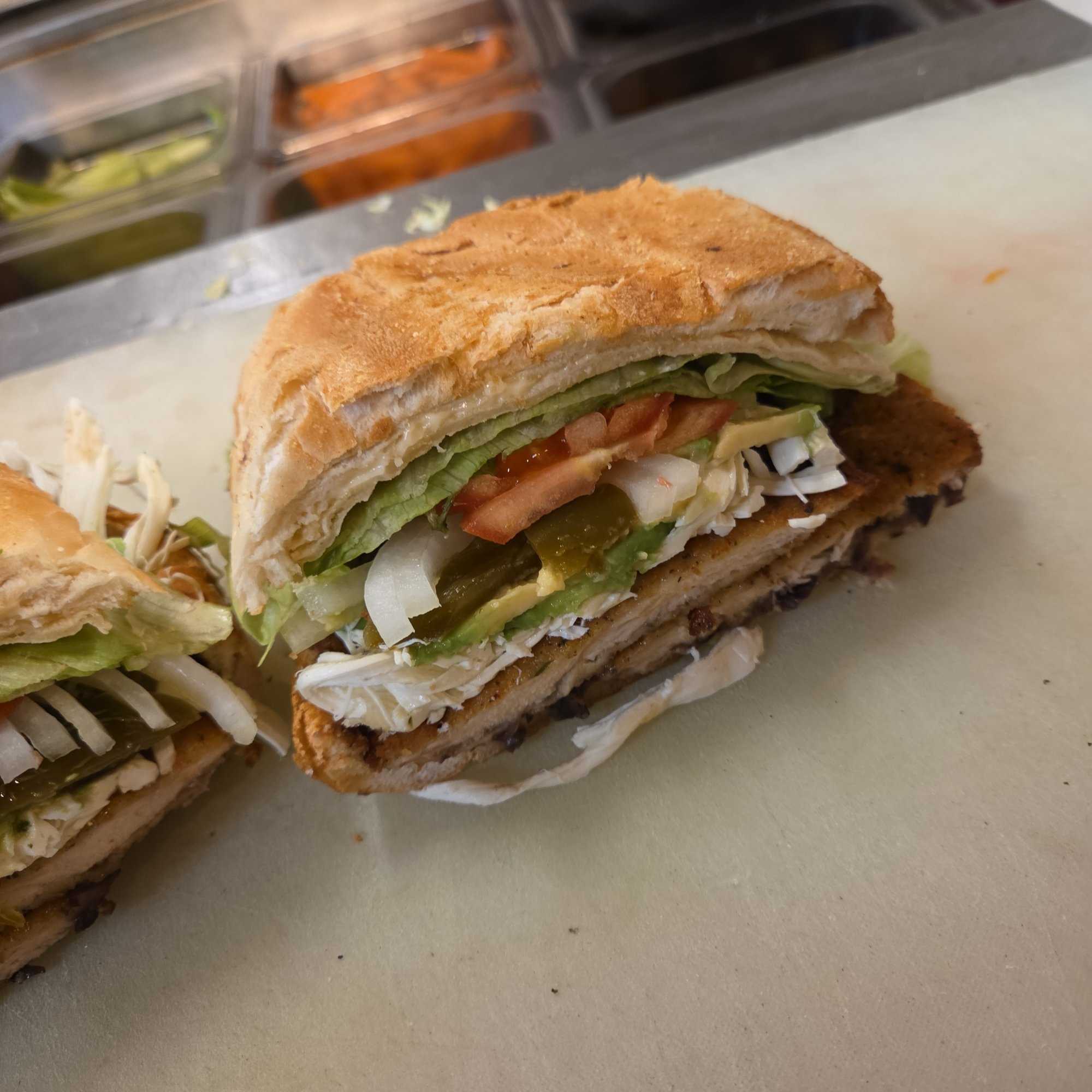 Milanesa de pollo torta