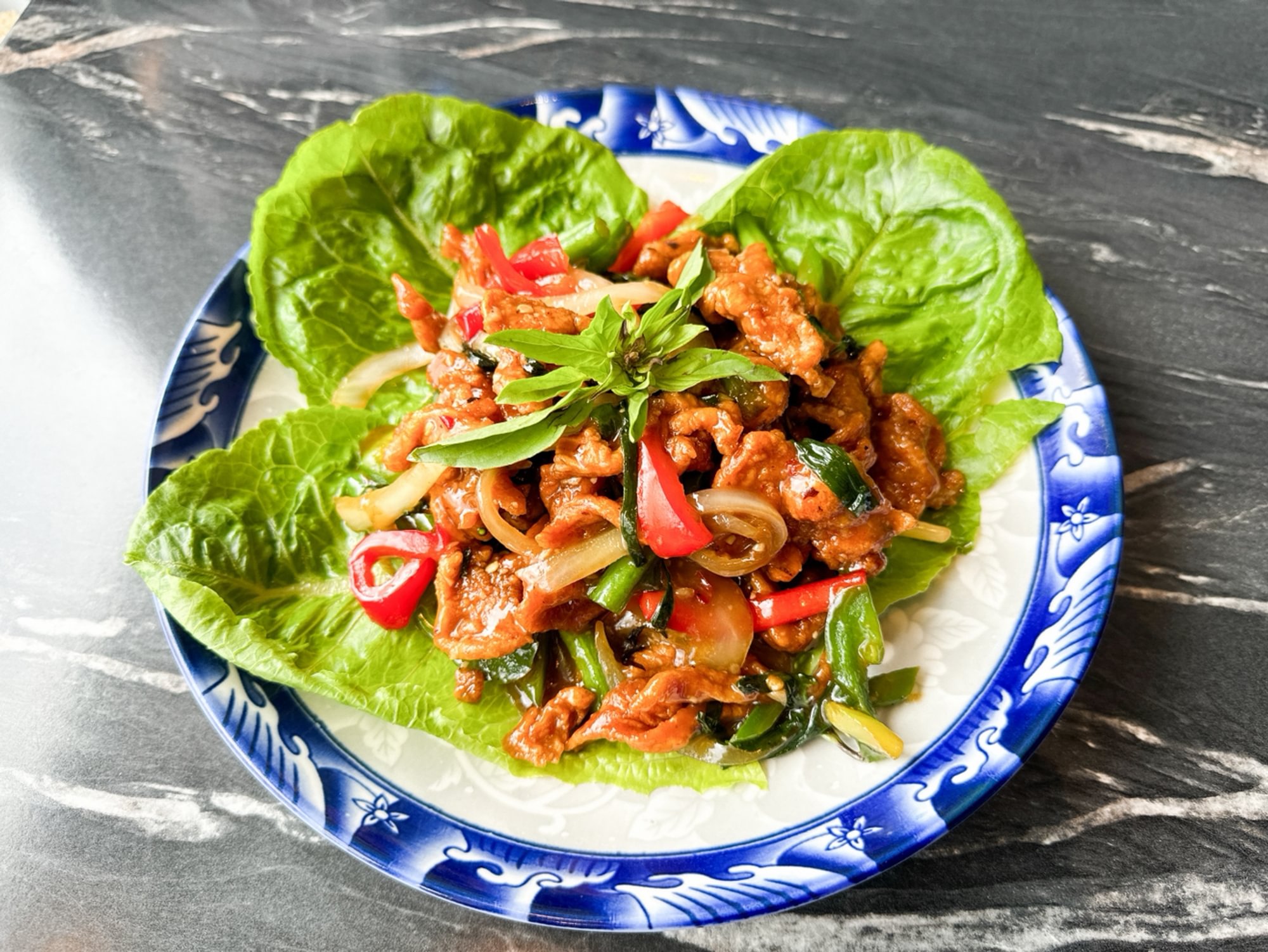 Crispy Chicken Basil 🌶️🌶️