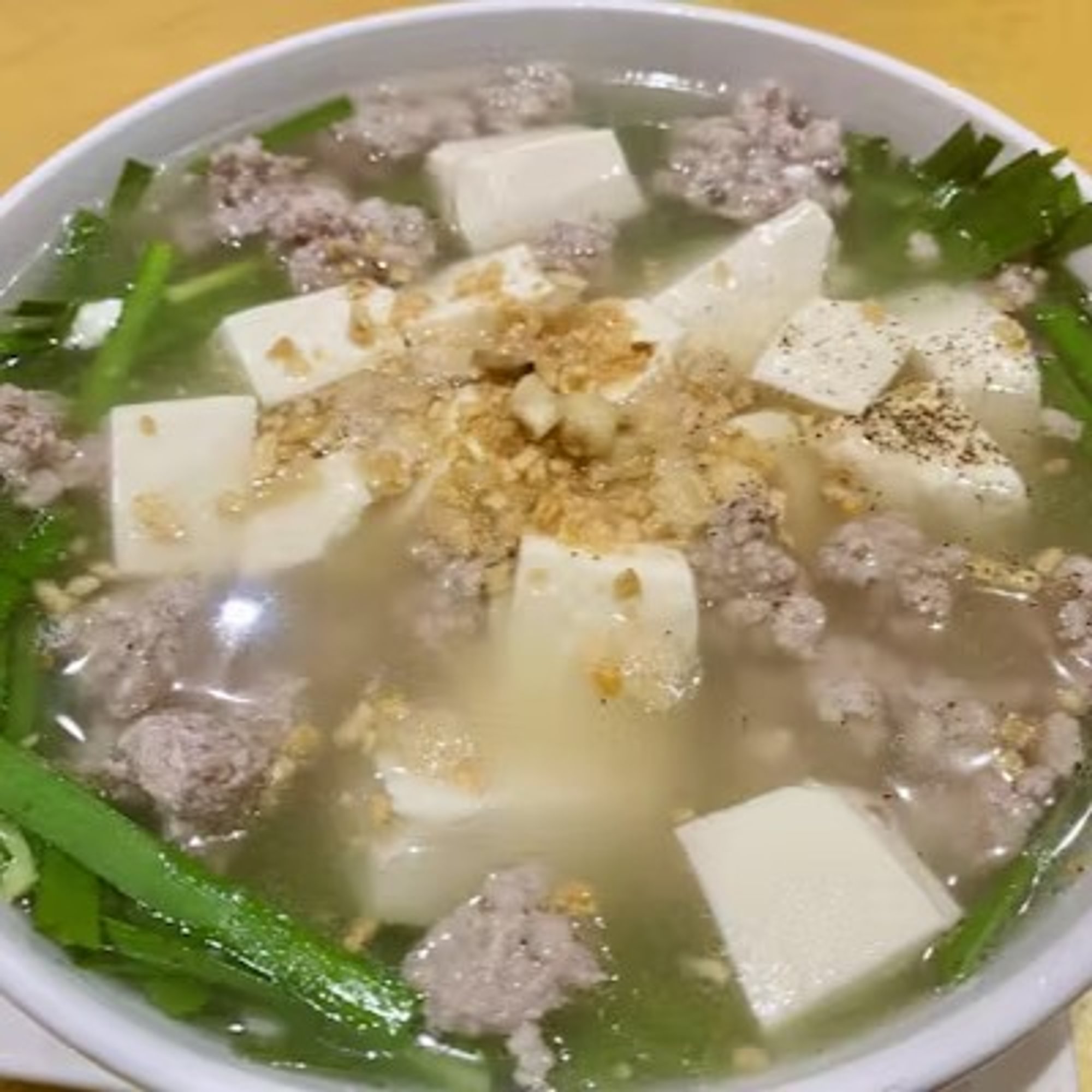 Canh Đậu Hũ Hẹ - Tolling in the Morning Soup (Family Size)