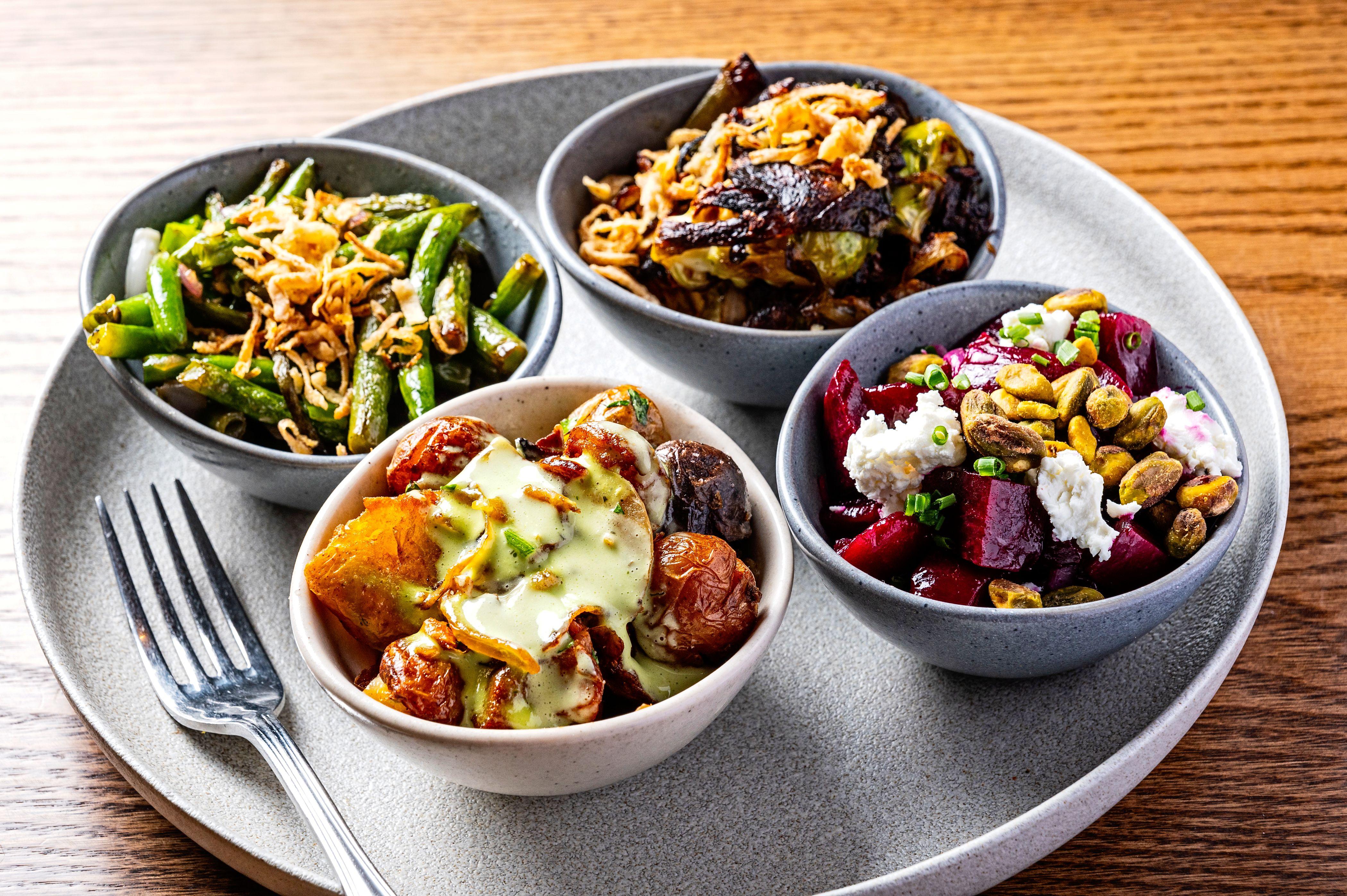 Vegetable Blue Plate