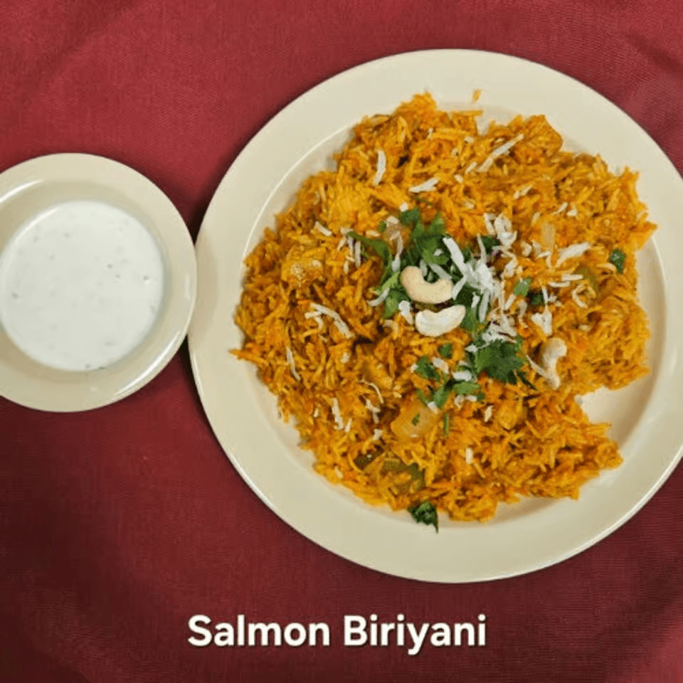 Salmon Biryani