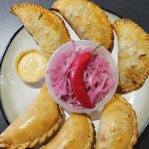 TWO Empanadas: One Beef and One Chicken