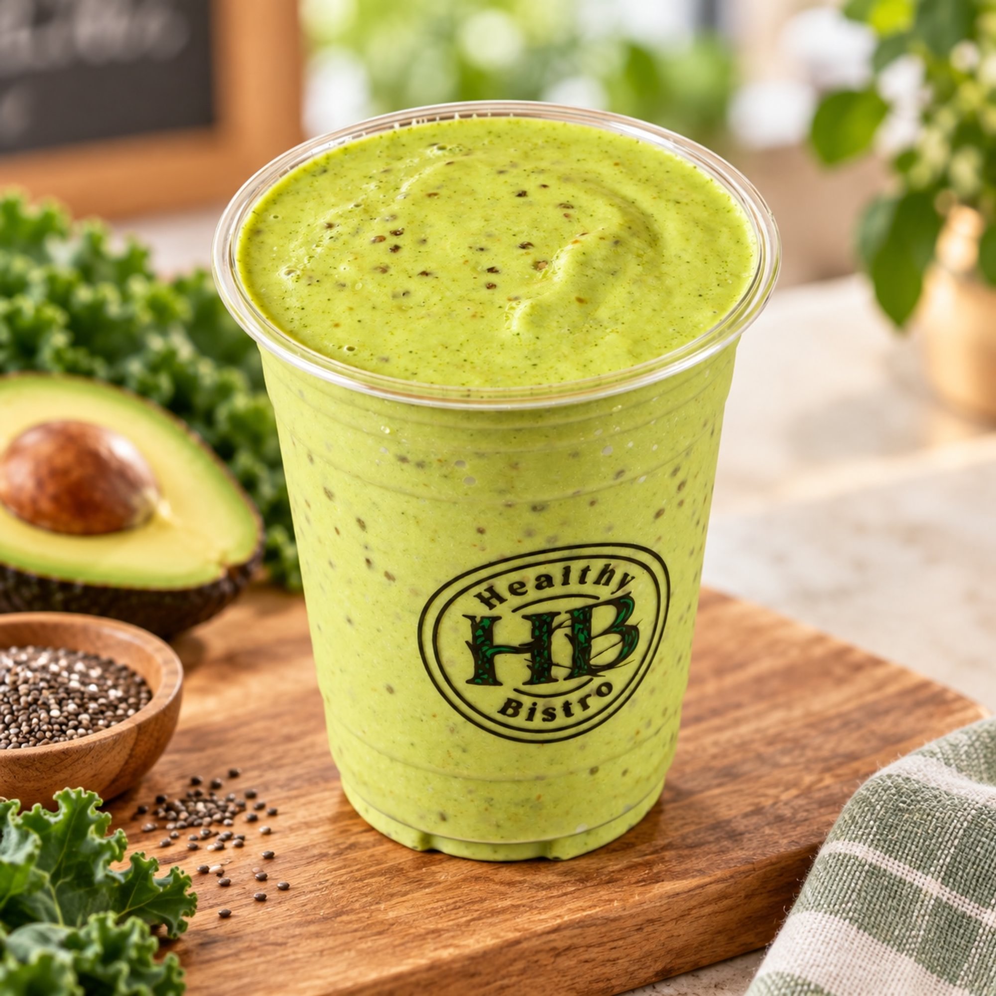 Kale Avocado Protein Smoothie