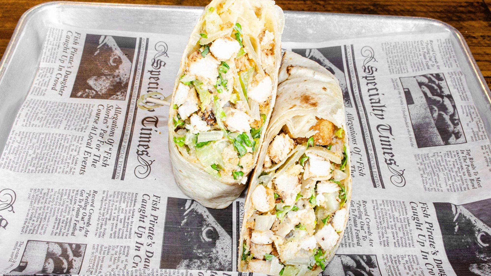 "The Best" - Chicken Caesar Wrap