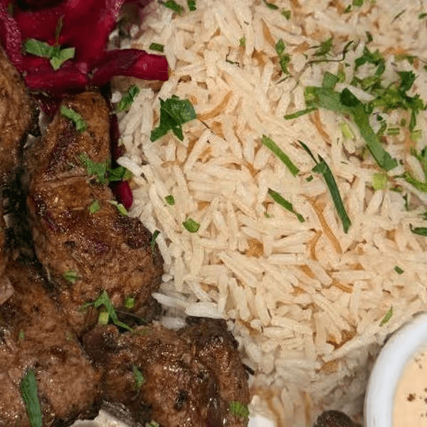Filet Mignon Kebab Platter