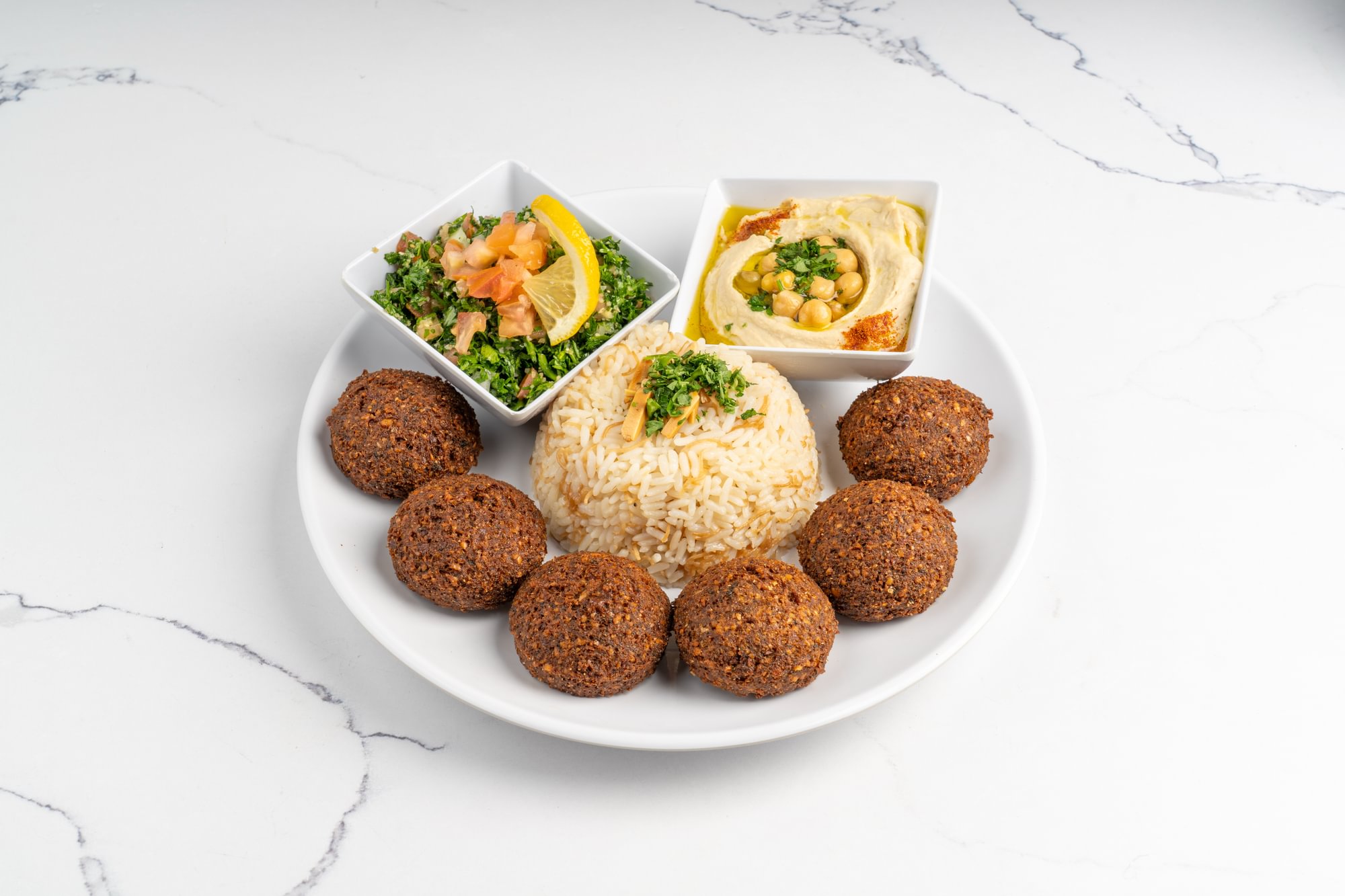 Falafel Platter (6 Pcs)